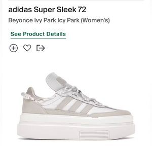 Adidas Super Sleek 72 Beyoncé Ivy Park Forum Platform